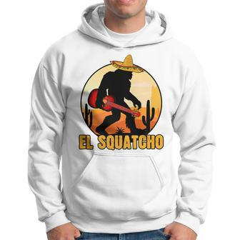 Mexican Sasquatch Meme Bigfoot Musician El Squatcho Hoodie - Monsterry UK