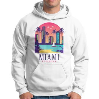 Miami Floridaintage Retro Usa America Souvenir Kapuzenpullover - Geschenkecke