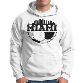 Miami Soccer Distressed Futbol 305 Hoodie - Monsterry UK