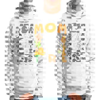 Mom Of The Wild And Three 3 Birthday Zoo Theme Safari Jungle Hoodie - Monsterry