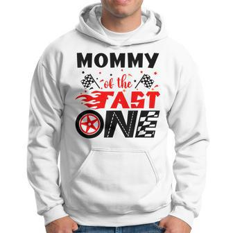 Mommy Of The Fast One 1St Birthday Racing Car Matching Hoodie - Thegiftio UK