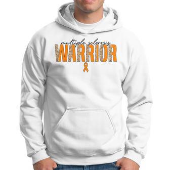 Multiple Sclerosis Warrior Ms Multiple Sclerosis Awareness Hoodie - Thegiftio UK