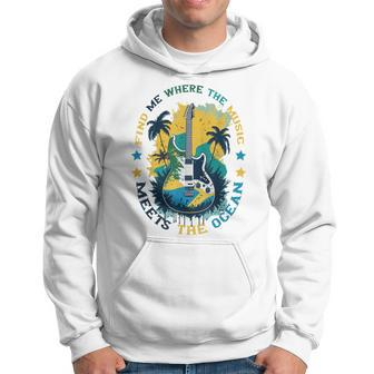 Music Ocean Quote For Musician Beach Lover Summer Vacation Hoodie - Monsterry CA