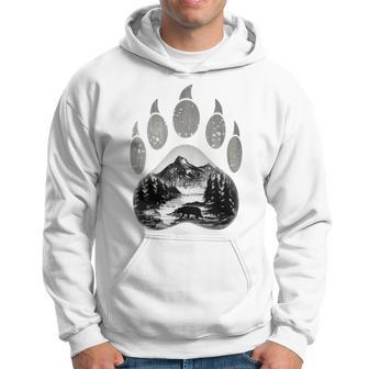 Native American Indian Bear Claws Mountain Animal Hoodie - Monsterry