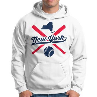 New York Baseball Vintage State Pride Love City Red Hoodie - Monsterry AU