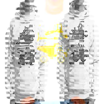 Niños Caterpillar Hormigonera Obra De Construcción Trabajador Exca Sudadera - Regaloses