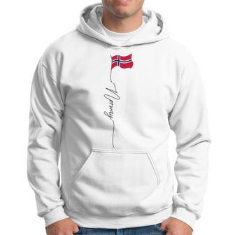 Norway Norwegian Flag Norway Vintage Patriotic Hoodie - Thegiftio UK