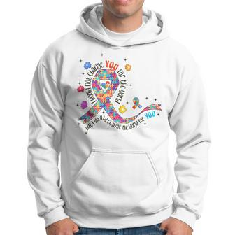 I Would Not Change You For The World Puzzle Autism Awareness Hoodie | Mazezy