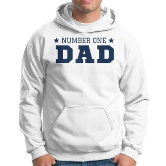 Number One Dad Quote For Father's Day Cute Husband Daddy Hoodie - Thegiftio UK