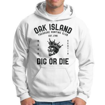 Oak Island Treasure Hunting Club Vintage Skull And Crown Mys Hoodie - Monsterry AU