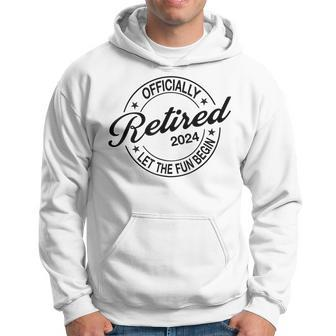 Officially Retired 2024 Retirement Party Hoodie | Mazezy