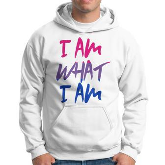 I Am What I Am I Am Flag For Bisexual Hoodie - Seseable