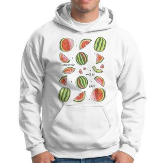 Palestine Will Be Free Toddler Social Justice Watermelon Kid Hoodie - Seseable