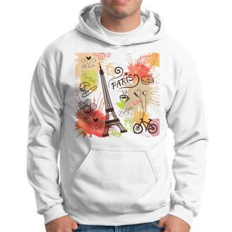 Paris Eiffel Tower France France French Souvenir Hoodie - Geschenkecke