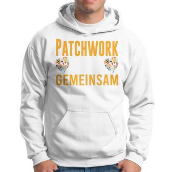 Patchwork Papa Gemeinsam Sind Wir Stark Bonus Papa Spruch Kapuzenpullover - Geschenkecke