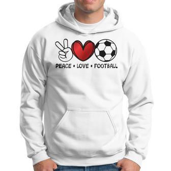 Peace Love Football 2024 Hoodie - Thegiftio UK