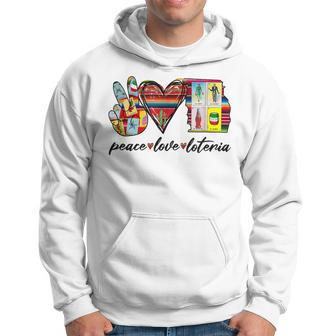 Peace Love Lottery Mexican Bingo Cards Latina Power Mexicana Hoodie - Monsterry AU