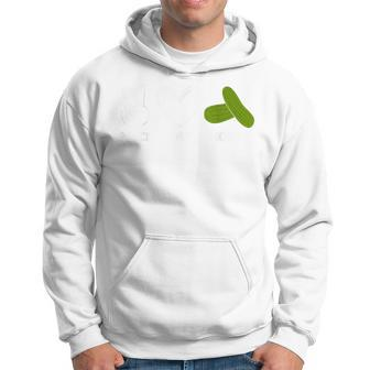 Peace Love Pickles Lover Retro Pickle Squad Hoodie - Monsterry AU