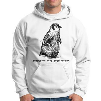 Penguin Fight Or Flight Hoodie | Mazezy