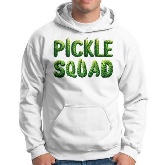 Pickle Squad Cucumber Vegan Squad Green Grocer Hoodie - Monsterry UK
