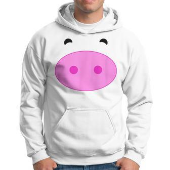 Pig Face Pink Pig Costume Hoodie - Thegiftio UK