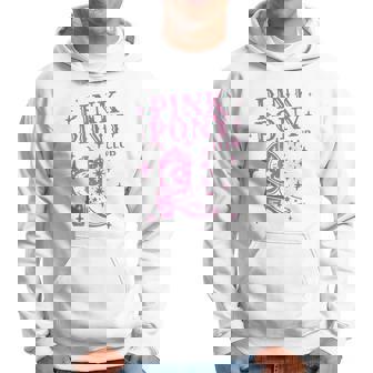 Pink Pony Club Ringer Queer Pop Fan Lesbian Pride Month Hoodie - Thegiftio UK