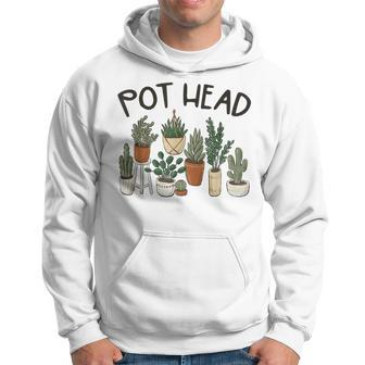 Plant Lover Gardener Pot Head Succulent Hoodie - Monsterry UK