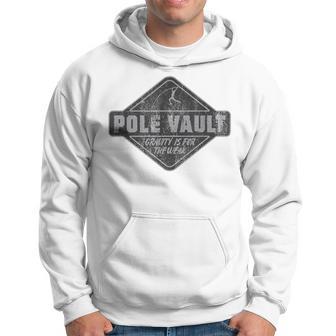 Pole Vault Distressed Vintage Look Pole Vaulting Hoodie - Monsterry CA