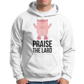 Praise The Lard Pig Love Pork Bbq Praise Hands Hoodie - Monsterry AU