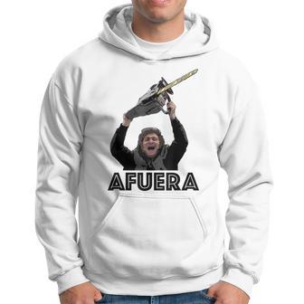 President Milei Afuera Hoodie - Seseable