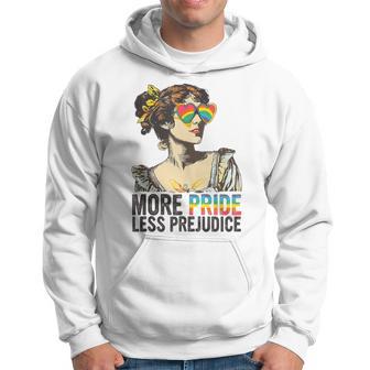 More Pride Less Prejudice Lgbt Pride Month More Pride Hoodie - Thegiftio UK
