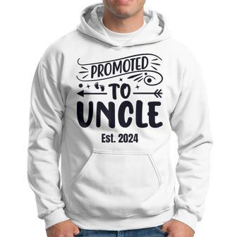 Promoted To Uncle 2024 Soon To Be Uncle Mens Hoodie | Mazezy DE