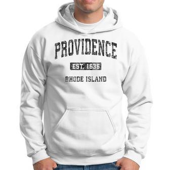 Providence Rhode Island Ri Vintage Athletic Sports Hoodie - Monsterry UK