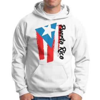 Puerto Rico Flag Hispanic Heritage Month Boricua Rican Retro Hoodie | Mazezy DE