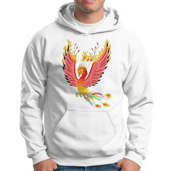 Rainbow Phoenix Fire Bird Hoodie - Monsterry DE
