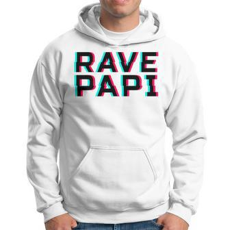 Rave Papi Edm Music Festival Optical Illusion Father's Day Hoodie - Monsterry AU