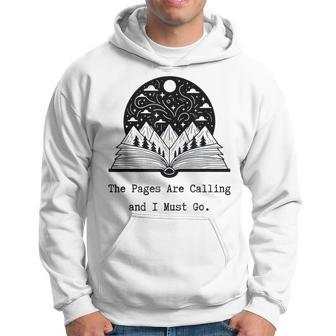 Reader Books The Pages Are Calling And I Must Go Teacher Hoodie - Monsterry DE