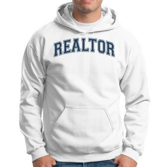 Realtor Real Estate Agent Broker Varsity Style Hoodie - Monsterry