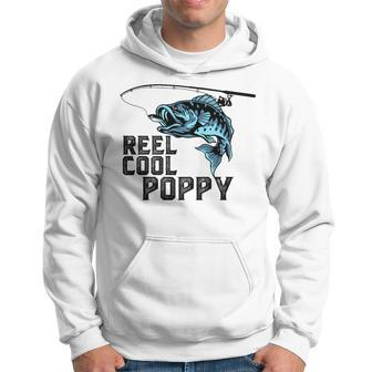 Reel Cool Poppy Fishing Fathers Day Daddy Hoodie - Seseable