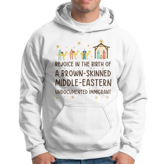 Rejoice In The Birth Of A Brown-Skinned Middle-Eastern Hoodie | Mazezy