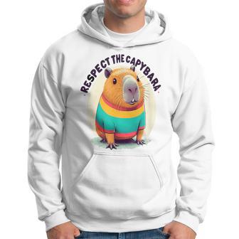 Respeta El Capibara Lindo Roedor Capibara Sudadera - Regaloses