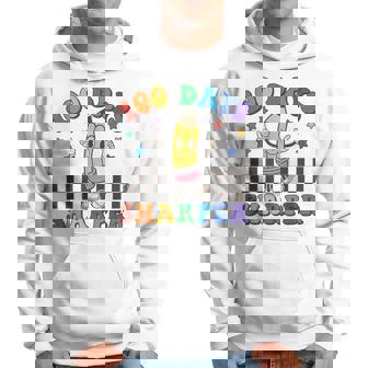 Retro 100 Days Sharper Little Pencil 100 Days Of School Hoodie - Monsterry