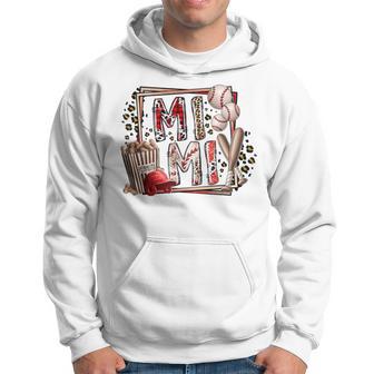 Retro Leopard Baseball Mimi Baseball Lover Hoodie - Monsterry