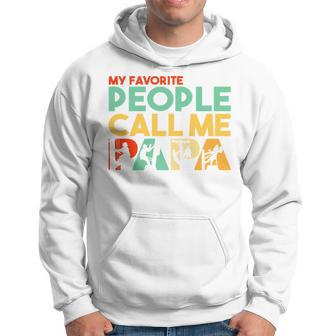 Retro Papa Line Worker Papa Witzigatertag Kapuzenpullover - Geschenkecke