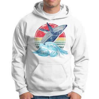 Retro Whale Kapuzenpullover - Geschenkecke