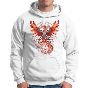 Rising Phoenix Out Of The Ashes Mythical Bird Vintage Hoodie - Thegiftio UK