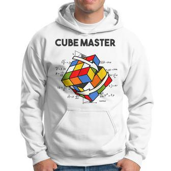 Rubik's Cube Magic Cube Retro Rubi Vintage Nerd White Hoodie - Seseable