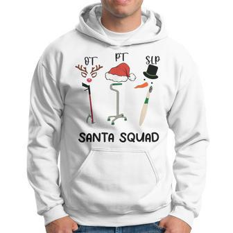 Santa Squad Ot Pt Slp Occupational Therapy Team Christmas Hoodie - Monsterry