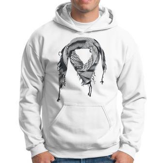 Scarf Palestine Keffiyeh Hoodie - Monsterry CA