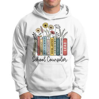 School Counselor National School Counseling Week Wildflowers Hoodie - Seseable